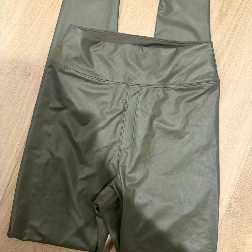 Aerie Olive Green High-Rise Leggings